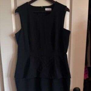 Calvin Klein peplum dress